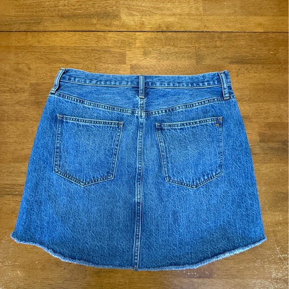 Madewell Rigid Denim A-Line Skirt 31 - Picture 7 of 8